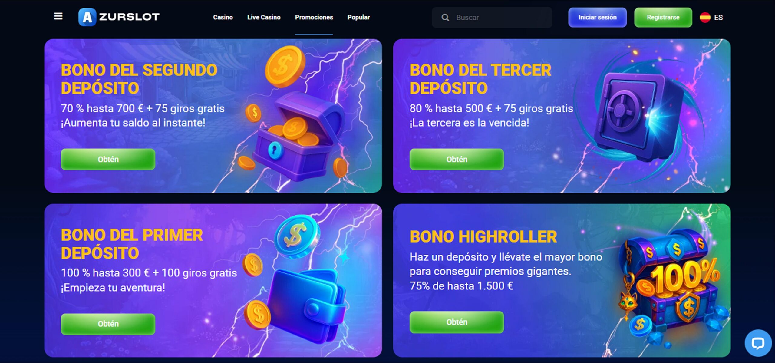 AzurSlot Promociones